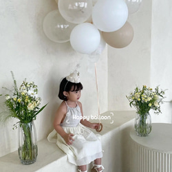 10月新品誕生日 飾り付け 結婚式バルーンセット　バースデー　パーティー　ミルクティー誕生日　風船 7枚目の画像