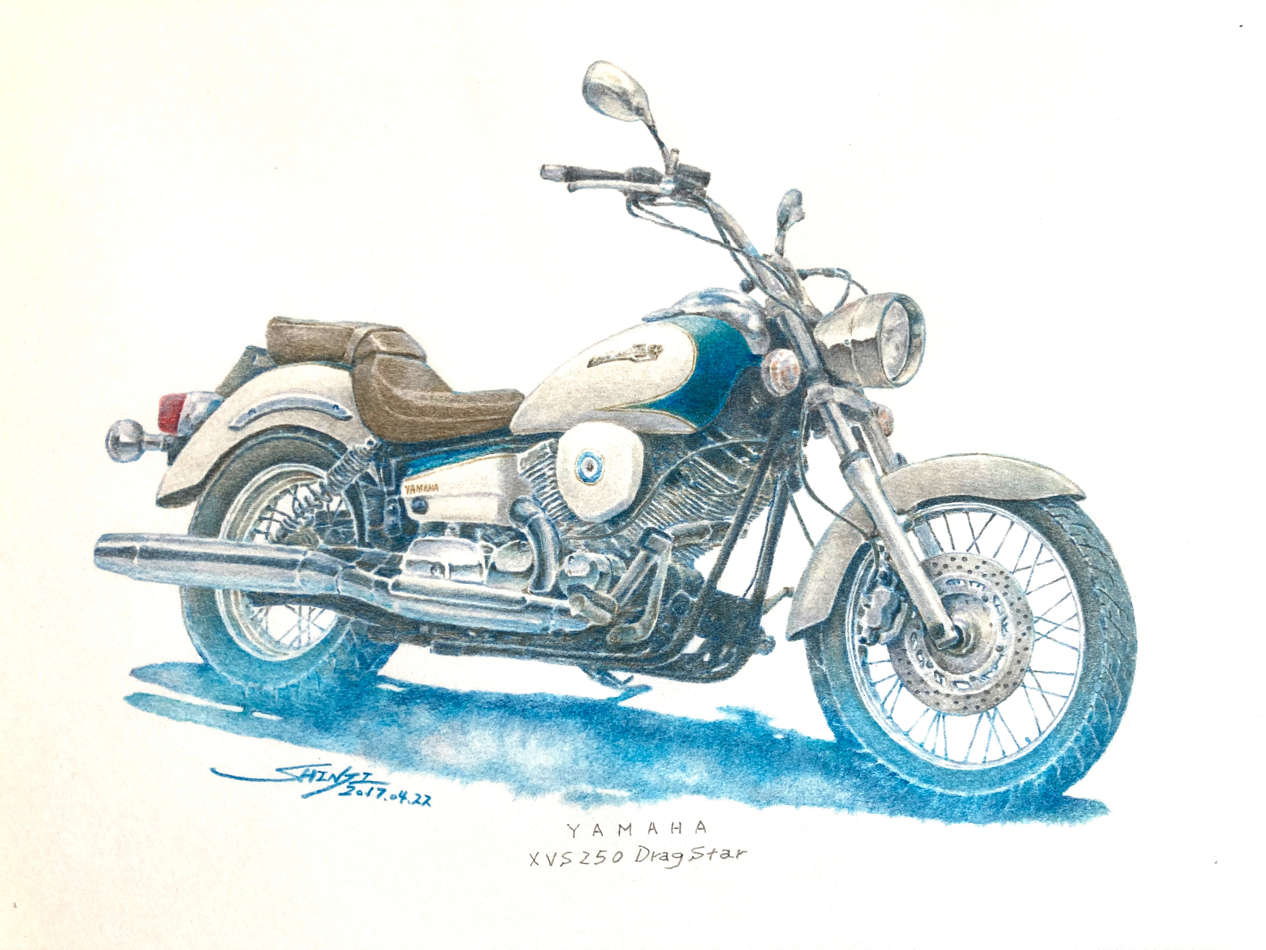 【良品】絵画　鉛筆画　サーファー
