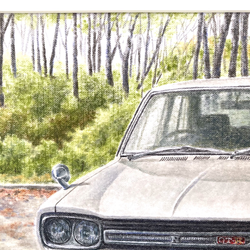 色鉛筆画 カーイラスト GT-R イラスト シン 通販 12628321 色鉛筆画 カーイラスト GT-R イラスト シン 通販 12628321