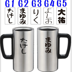 【名入れ】ビールがうまい！真空断熱ステンレスジョッキ【470ｍｌ】 6枚目の画像