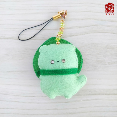 特別価格】陸海空ねこ みにみに♪フェルトストラップ りくお