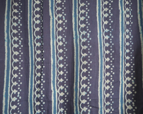 絵画　アンティーク　ハンドメイド　インド　　ジャイ・シン　ブロック　プリント 再販です！>>北インド ジャイプール産のブロックプリントコットン布