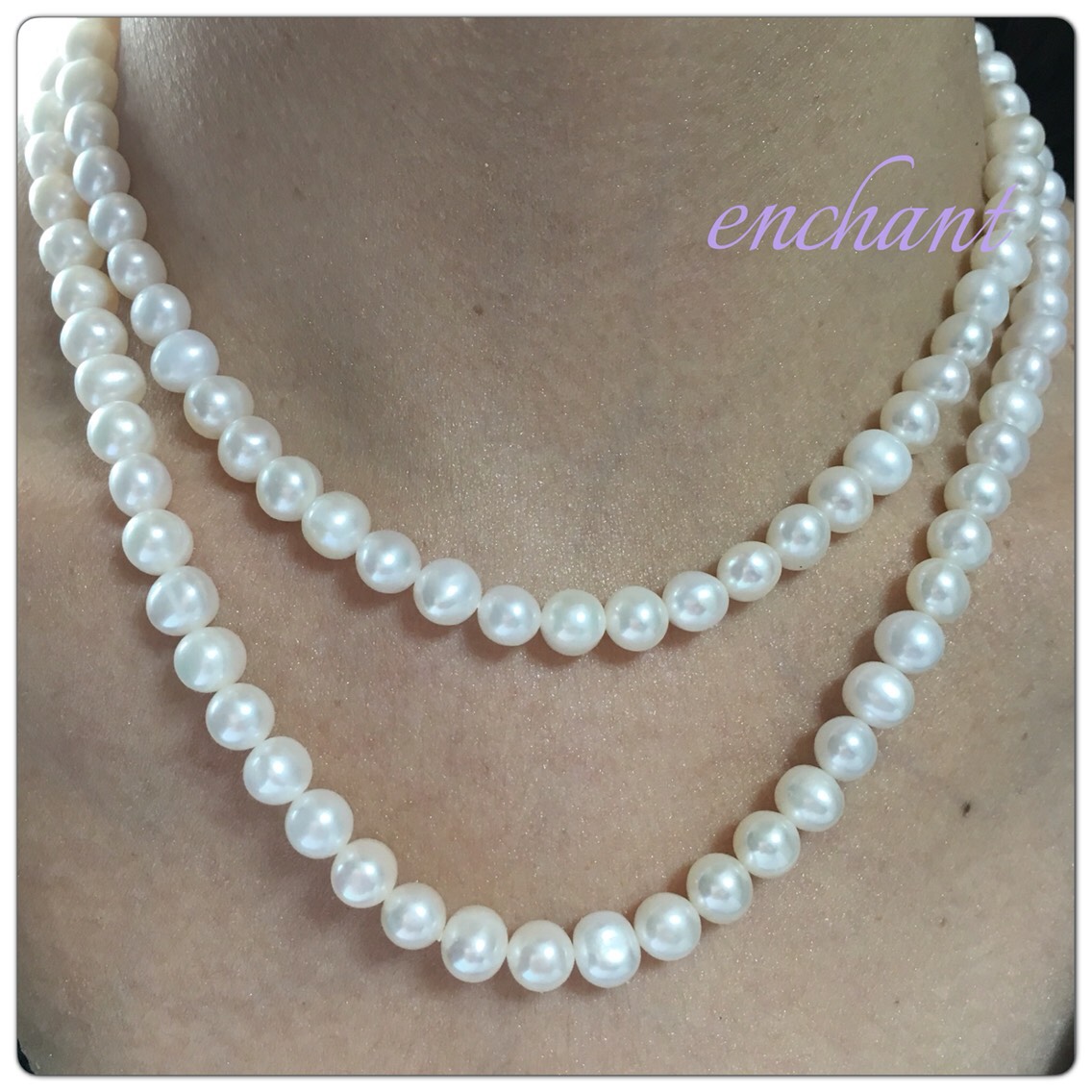 パールロングネックレス