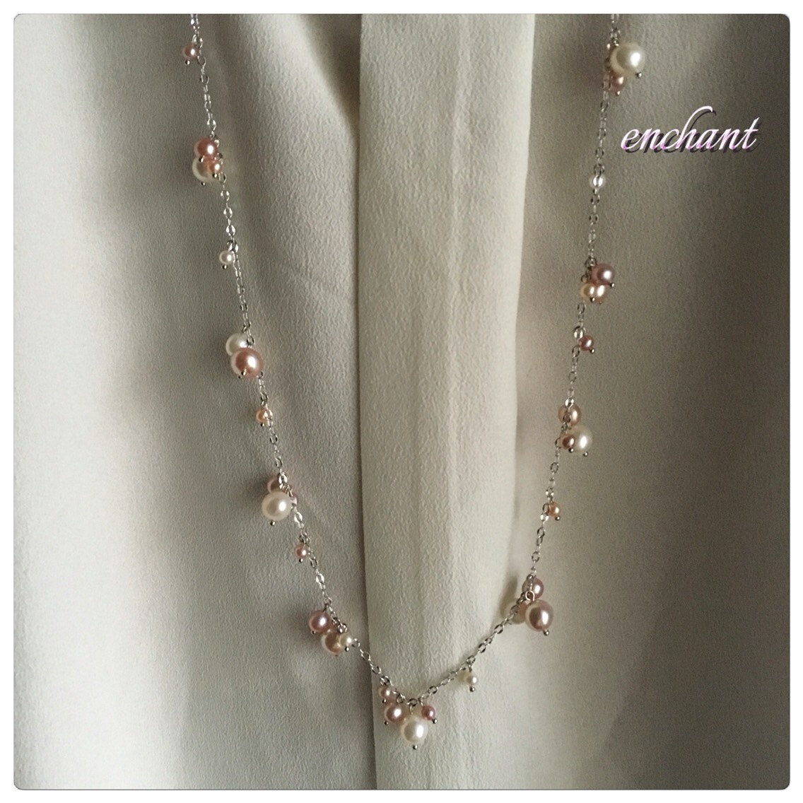 パールの実＊ロングネックレス
