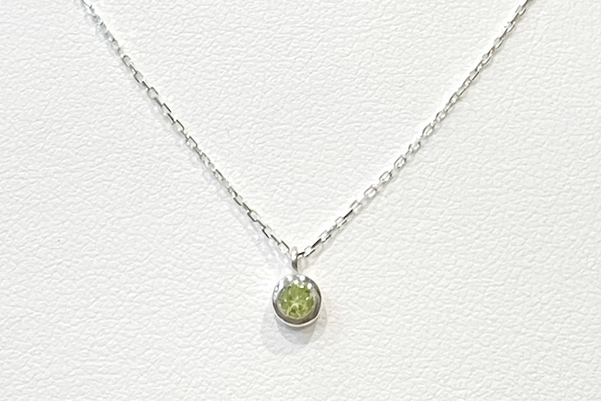シルバー 誕生石（天然石）ペンダント