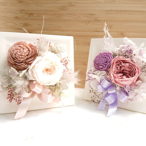 ローズガーデン《Ssize》PalePink【壁飾り&置飾り】ボックス入り