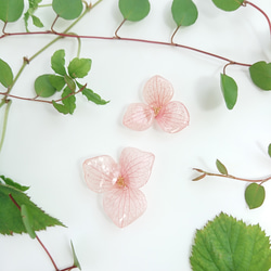 繡球花或紅櫻桃粉[耳環/零件多變] 第2張的照片