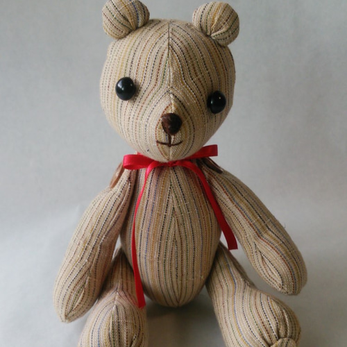 会津木綿のベア_№4 その他人形 suzutoyo 通販 1416920｜Creema