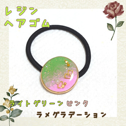 No.2452 ハンドメイド　ヘアゴム　レジン　ドライフラワー 04771f2d4d08bbff0b954cad4fbea7