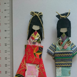 しおり和紙人形(男女2個入り) 5枚目の画像