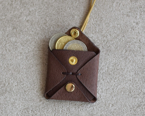 コインケース「ダークブラウン(Co-Db-Gdb)」 小銭入れ・コインケース