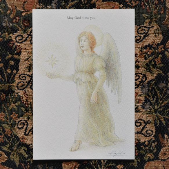 専用　手描きイラスト　鉛筆画　Angel