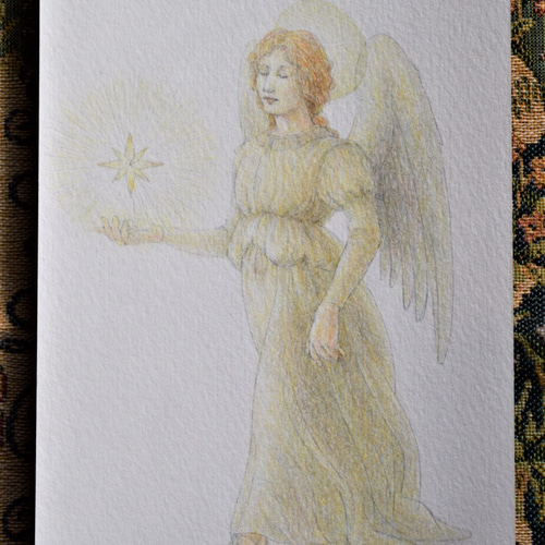 専用　手描きイラスト　鉛筆画　Angel
