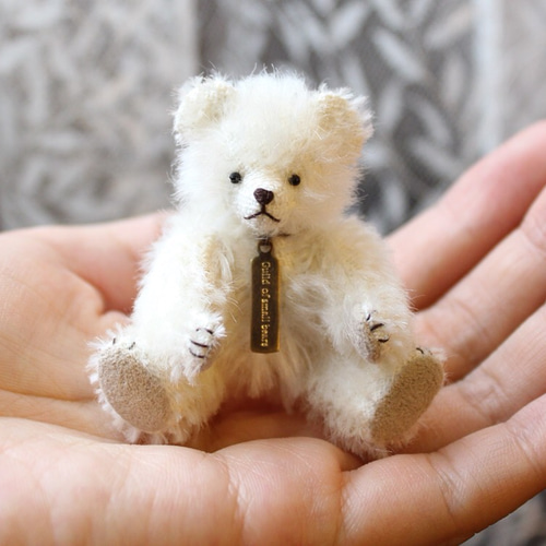 ミニチュアテディベア ドーム ドームのテディベア ミニ （ブラック