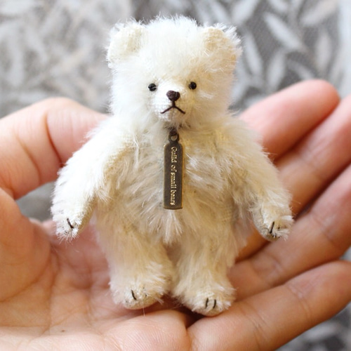 ミニチュアテディベア 白 その他人形 Guild of small bears 通販
