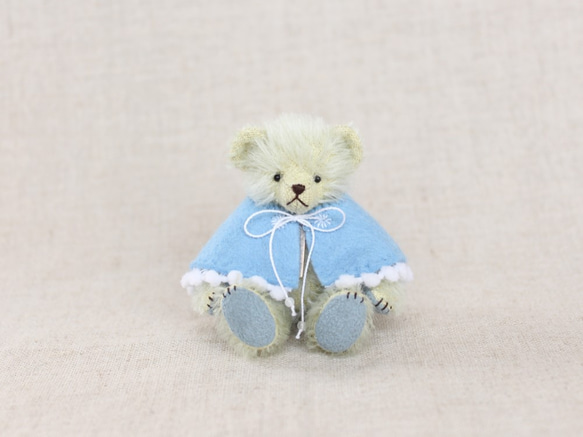 ミニチュアテディベア メロン フェルトケープ ぬいぐるみ Guild of