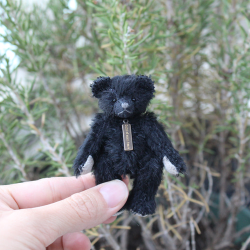 ミニチュアテディベア 黒 ぬいぐるみ Guild of small bears 通販