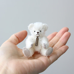 ミニチュアテディベア 白 その他人形 Guild of small bears 通販