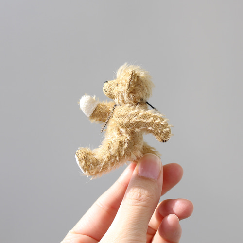ミニチュアテディベア ゴールド ぬいぐるみ Guild of small