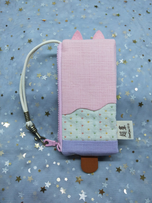 かわいいペット アイスキャンデー キーケース｜Berry Qiao Meow 2 2枚目の画像