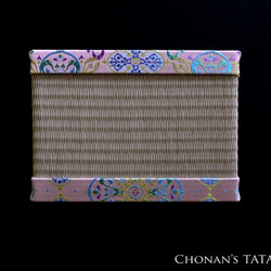 チャイナドレスミニ畳-ピンク系 3枚目の画像