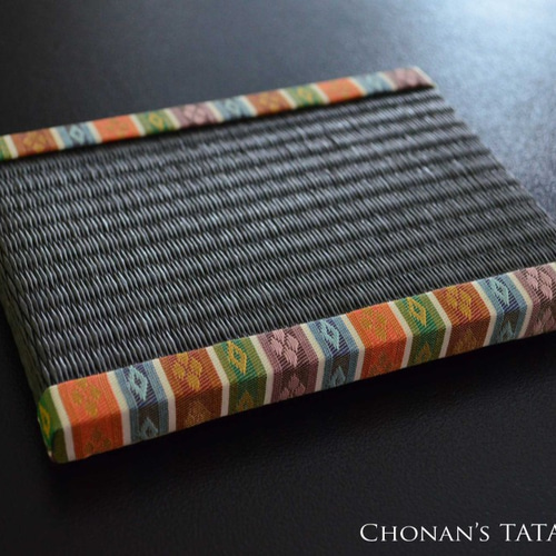 金襴】雛人形にぴったりなミニ畳（和紙製・墨染色）-小｜ひな祭り・お