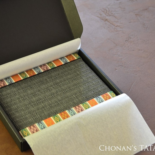 金襴】雛人形にぴったりなミニ畳（和紙製・墨染色）-小｜ひな祭り・お