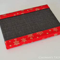 ラッピング無料クリスマスにぴったりなミニ畳（レッド＆ゴールド） 3枚目の画像