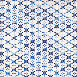 綿ふろしき　藍染～青葉（大）～　三巾　大判　100㎝　綿100％ 1枚目の画像