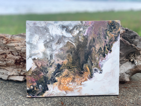 フルイドアート（流動） フルイドアート【天国の闇】流動アート 絵画 U are T 通販 12122706