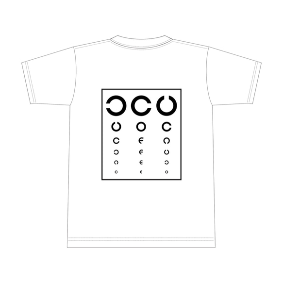 視力検査 COFFEE T-SHIRT 1枚目の画像