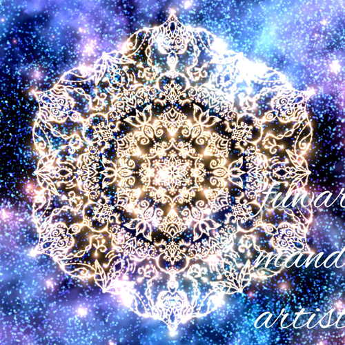 リラックス・安心】愛と光❋高波動曼荼羅エネルギーアート 絵画 fuwari