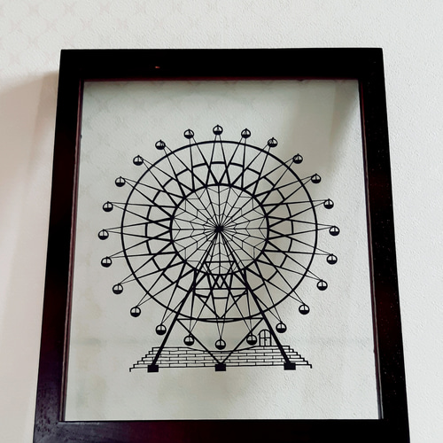 切り絵(観覧車) 切り絵 杏子 通販 12182475｜Creema(クリーマ)