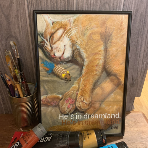猫の絵 268 水彩画 原画 三毛猫｜Yahoo!フリマ（旧PayPayフリマ）