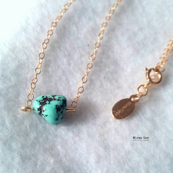 Real turquoise necklace 3枚目の画像