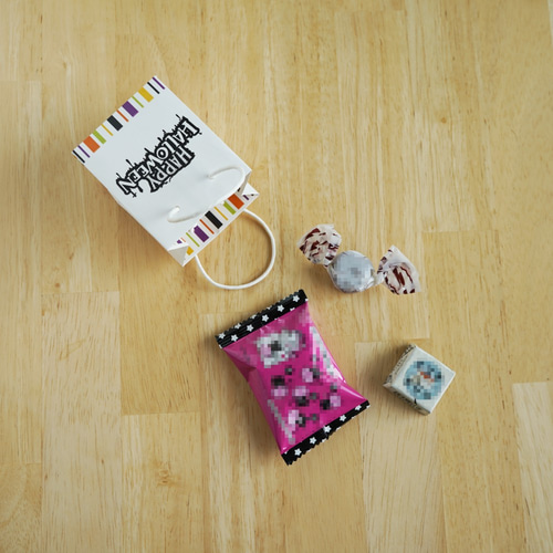 クラフト紙袋（プチ）・ ハロウィン・10枚セット その他雑貨 jugemoo