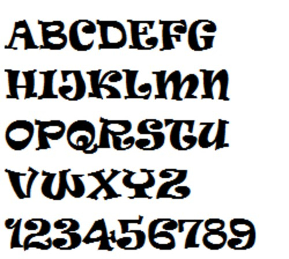 キーホルダー （英数字） 3枚目の画像
