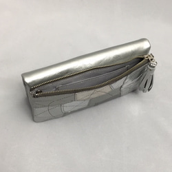 長財布 （７まるシルバー） 4枚目の画像