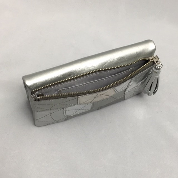 長財布 （７まるシルバー） 4枚目の画像