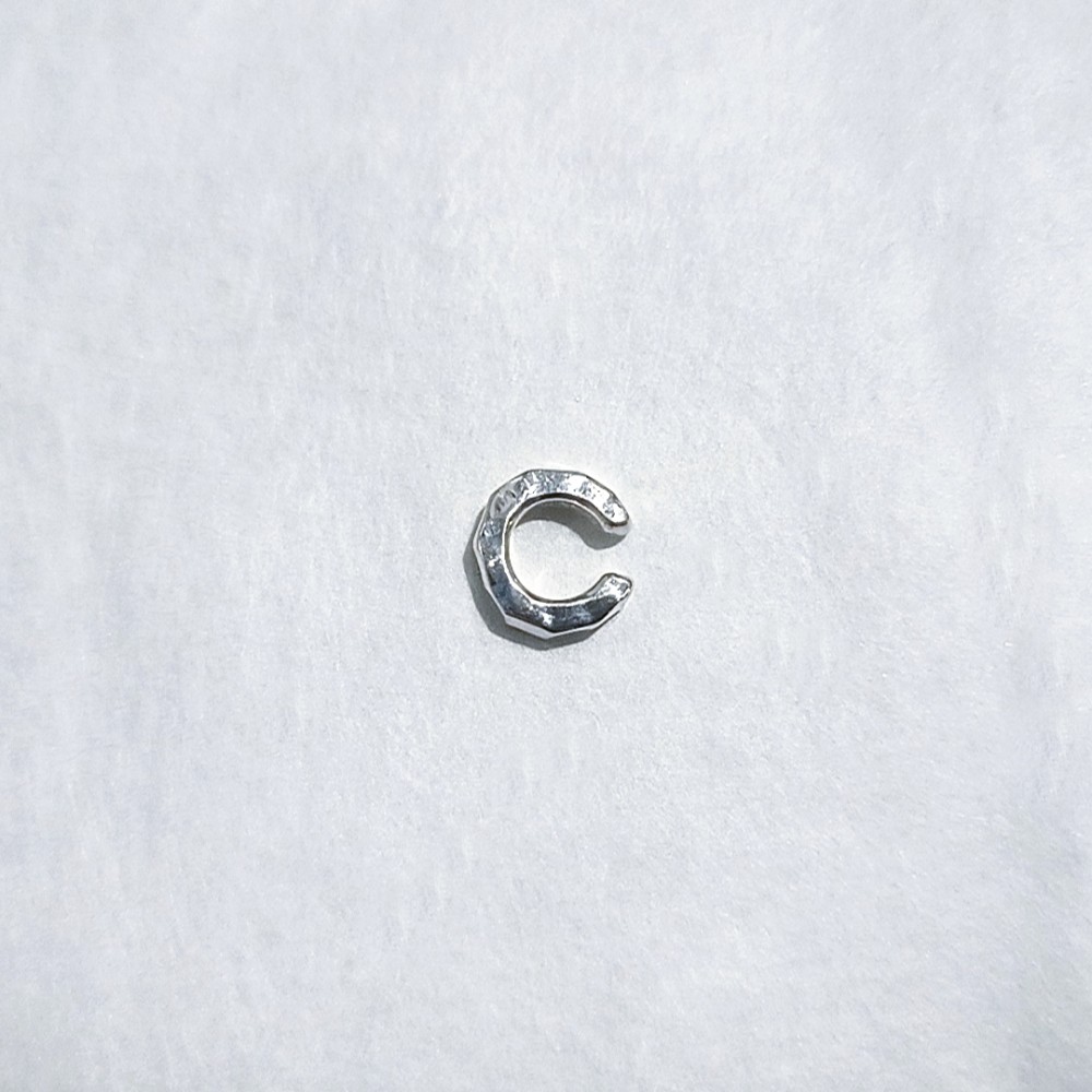 <鎚目> earcuff S - pure silver / イヤーカフ S - 純銀