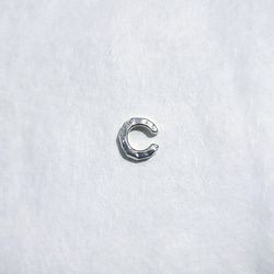 <鎚目> earcuff S - pure silver / イヤーカフ S - 純銀 3枚目の画像