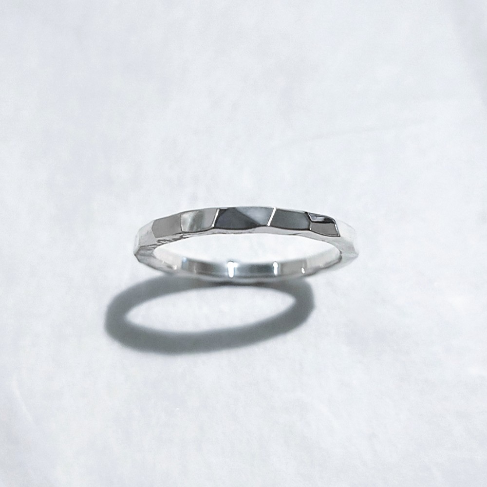<鎚目> ring - pure silver / リング - 純銀