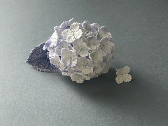 紫陽花の飾り小物 2枚目の画像