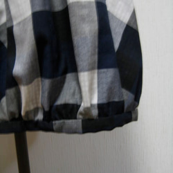 チェック切り替えスカート《mi+》 3枚目の画像