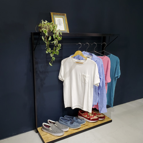 ハンガーラック オシャレ シンプル 観葉植物 服 靴置き オーダー