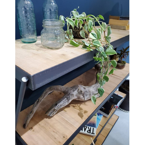 Creema限定企画]シェルフラック4段 古材 industrial カフェ風