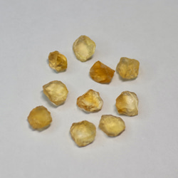 シトリン 鉱物 原石 10個セット 天然石 (No.1148) 2枚目の画像