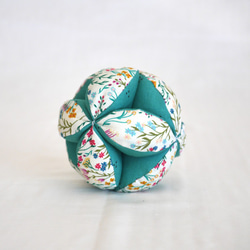 赤ちゃんのはじめてのボール キッキングボール (コバナ x グリーン) 鈴