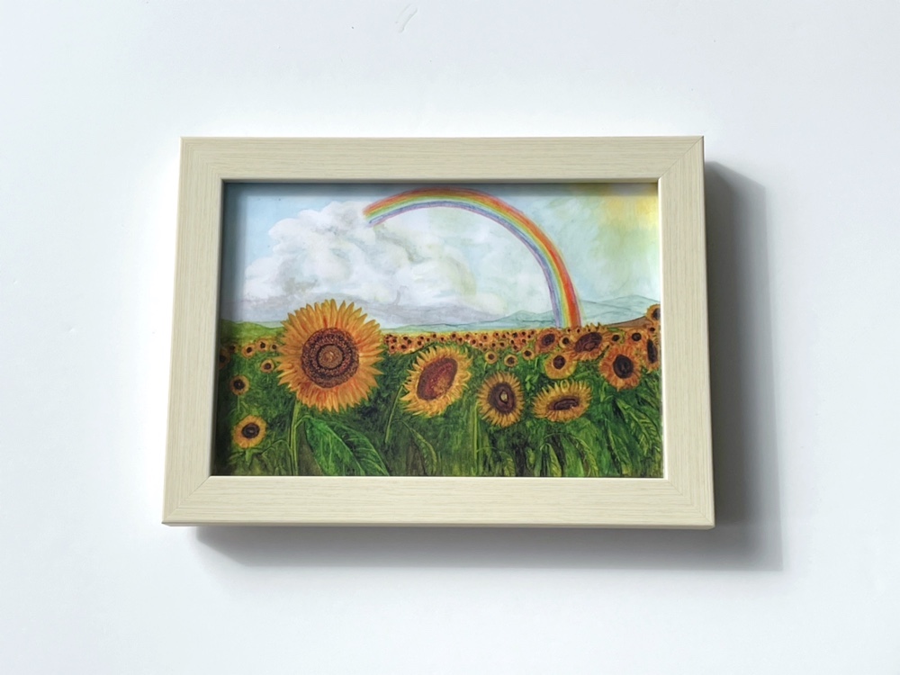 シャドーアートボックス ひまわり畑 シャドーアートボックス ひまわり