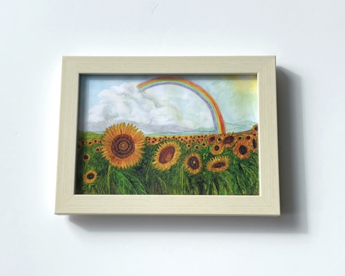 シャドーアートボックス ひまわり畑 シャドーボックス教室art cottage 福田桜 on X: 